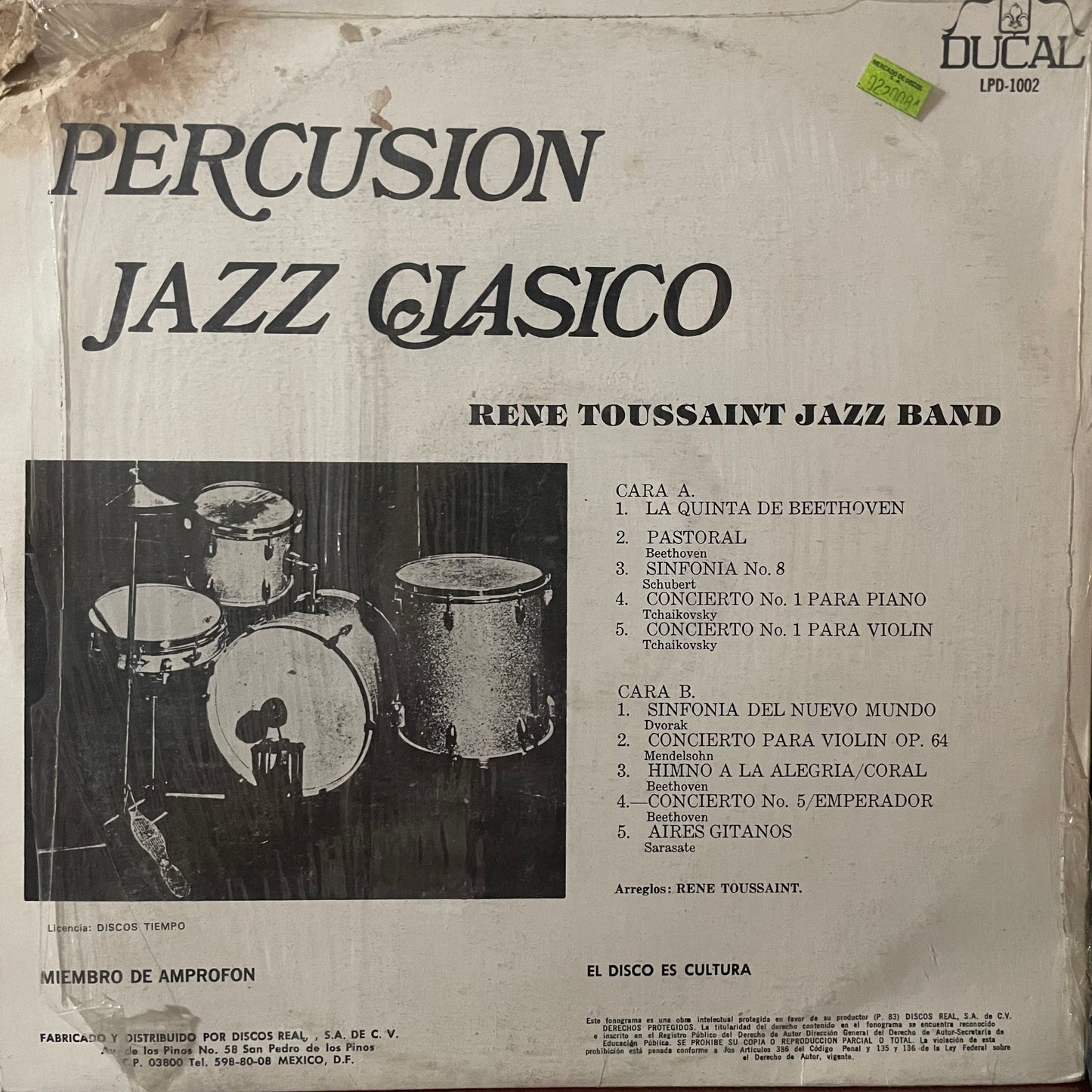 Rene toussaint - Percusión jazz clasico (Mexicano)