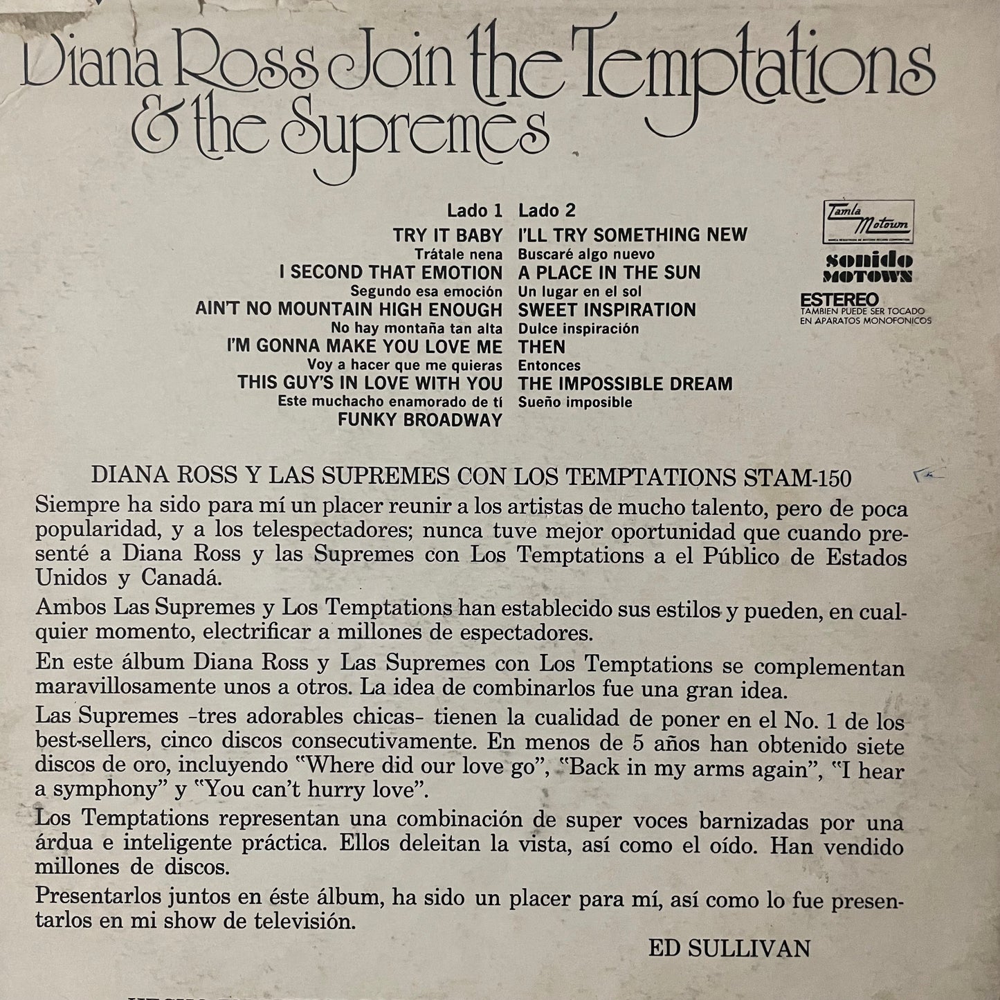 Diana Ross and The Supremes and The Temptations