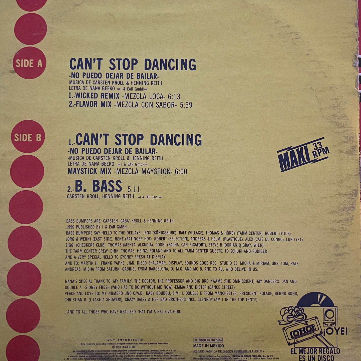 Bass Bumpers - Can’t Stop Dancing