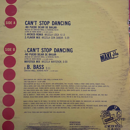 Bass Bumpers - Can’t Stop Dancing